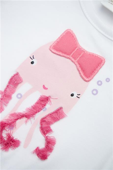Layette Kız Bebek Beyaz Tshirt