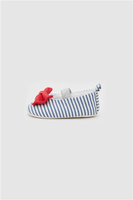 Layette Kız Bebek Çizgili Patik