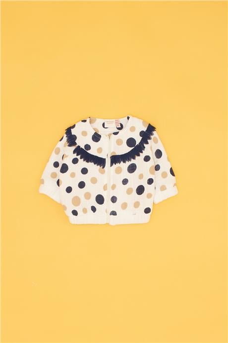 Layette Kız Bebek Desenli 3lü Body Eşofman Takımı