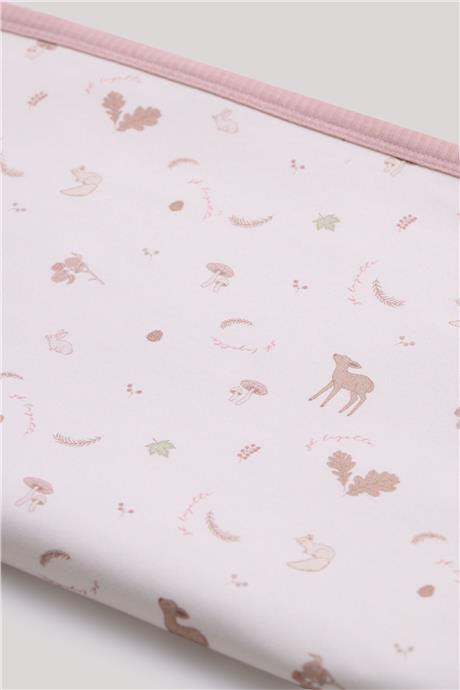 Layette Kız Bebek Desenli Battaniye