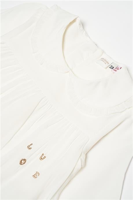 Layette Kız Bebek Desenli Bluz