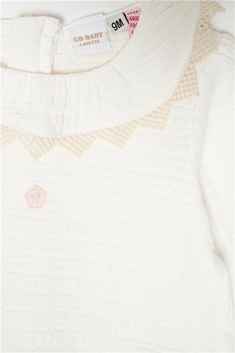 Layette Kız Bebek Desenli Bluz