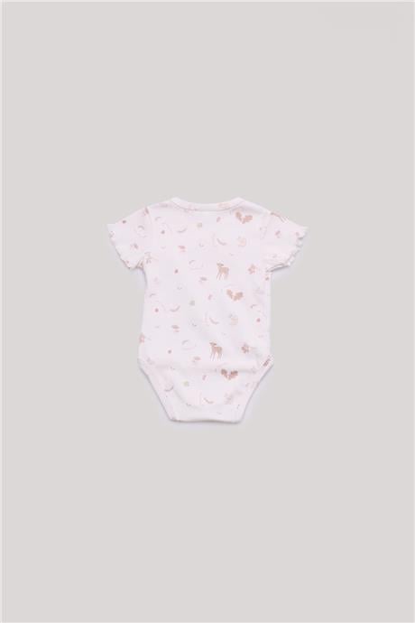 Layette Kız Bebek Desenli Body