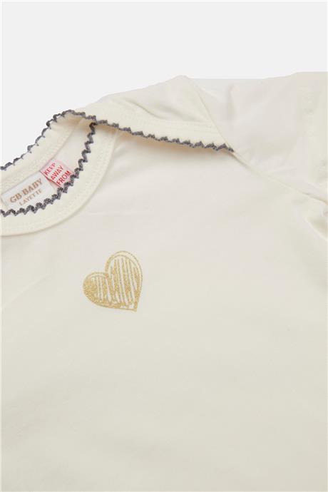 Layette Kız Bebek Desenli Body Set