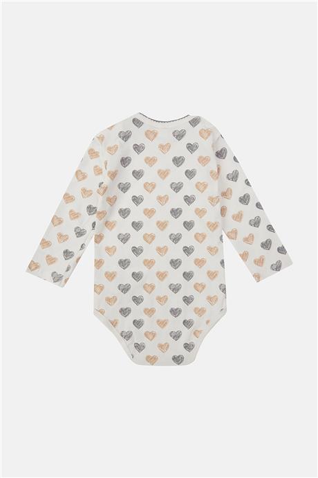 Layette Kız Bebek Desenli Body Set