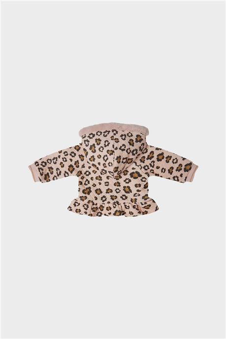 Layette Kız Bebek Desenli Ceket