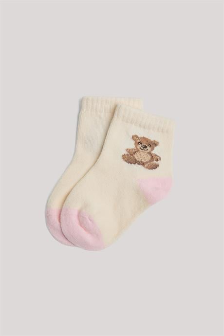 Layette Kız Bebek Desenli ÇorapLayette Kız Bebek Desenli Çorap