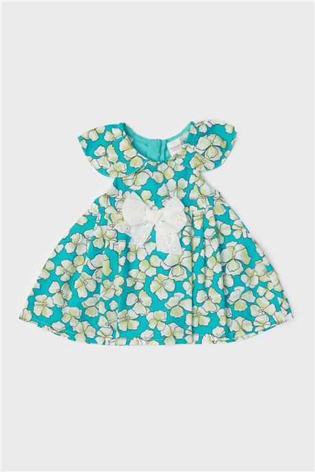 Layette Kız Bebek Desenli Elbise