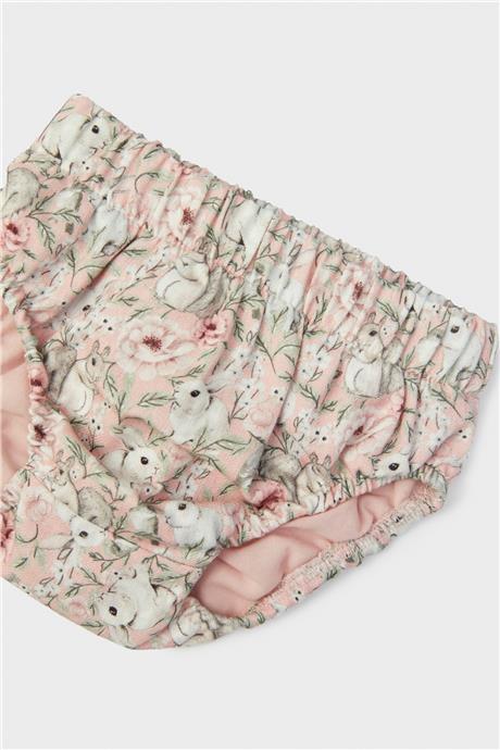 Layette Kız Bebek Desenli Elbise