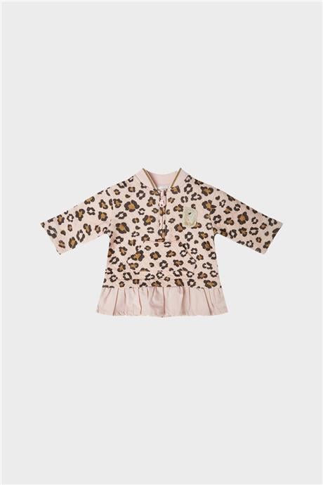 Layette Kız Bebek Desenli Elbise