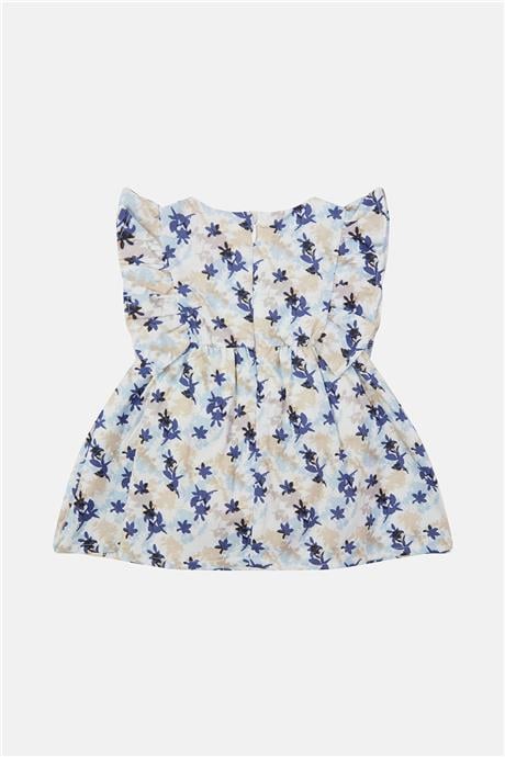 Layette Kız Bebek Desenli Elbise