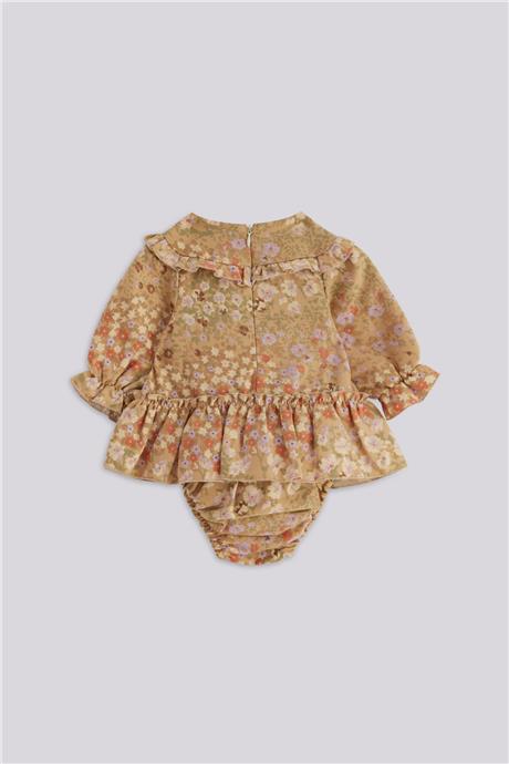 Layette Kız Bebek Desenli ElbiseLayette Kız Bebek Desenli Elbise