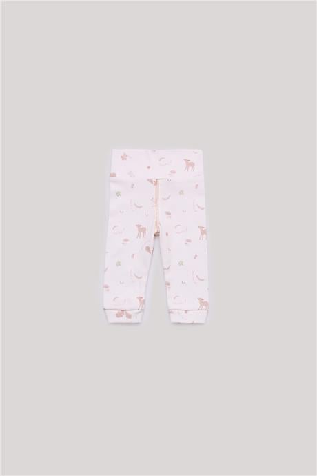 Layette Kız Bebek Desenli Eşofman Altı