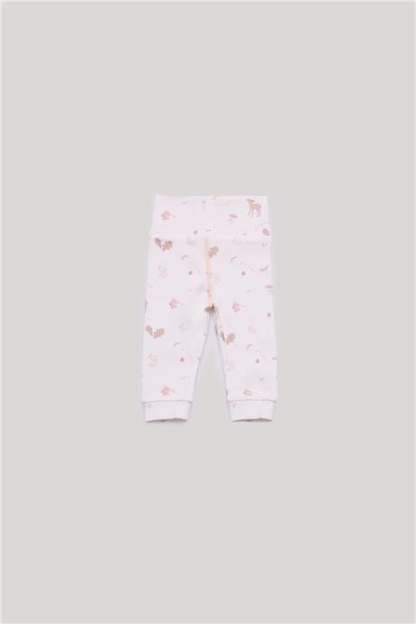 Layette Kız Bebek Desenli Eşofman Altı