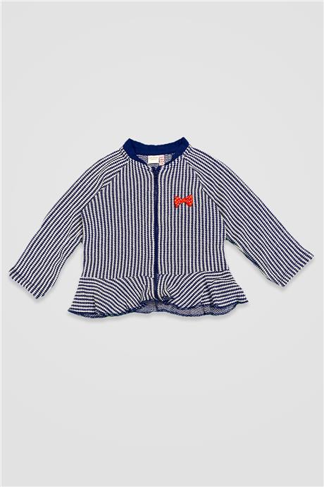 Layette Kız Bebek Desenli Eşofman Üstü