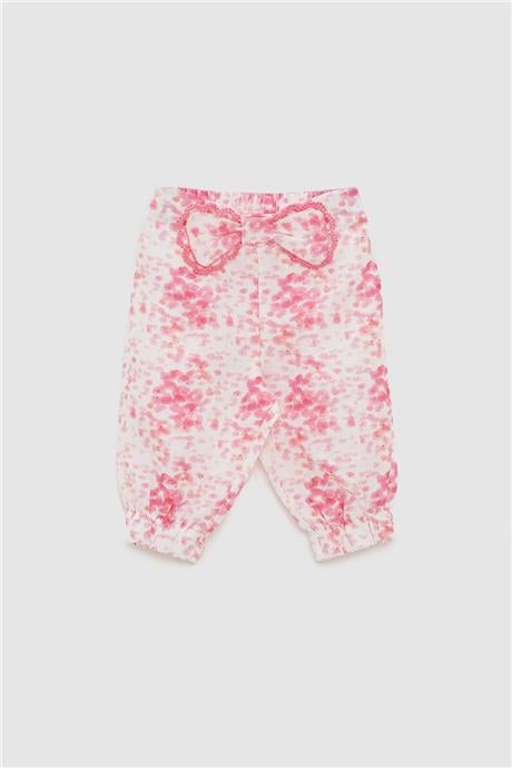 Layette Kız Bebek Desenli Pantolon