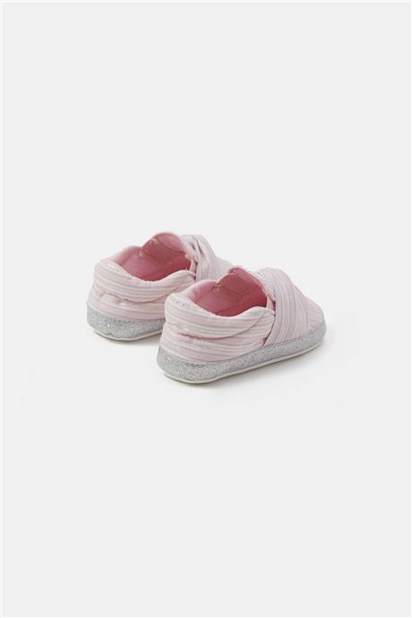 Layette Kız Bebek Desenli Patik