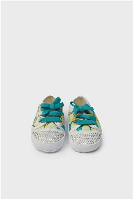 Layette Kız Bebek Desenli Patik
