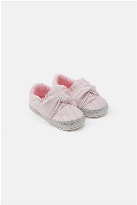 Layette Kız Bebek Desenli Patik