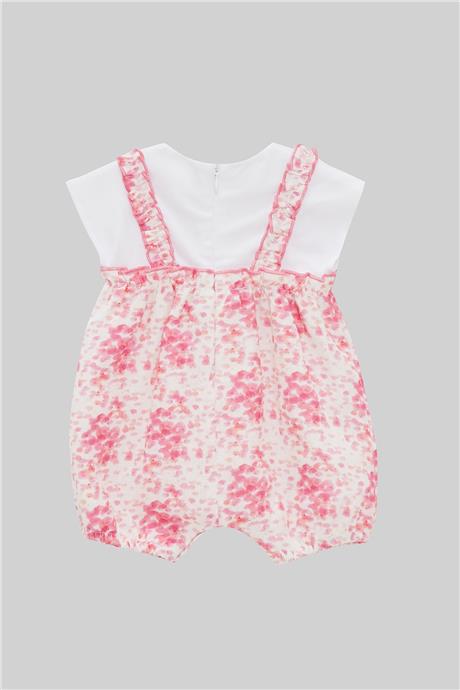 Layette Kız Bebek Desenli Tulum