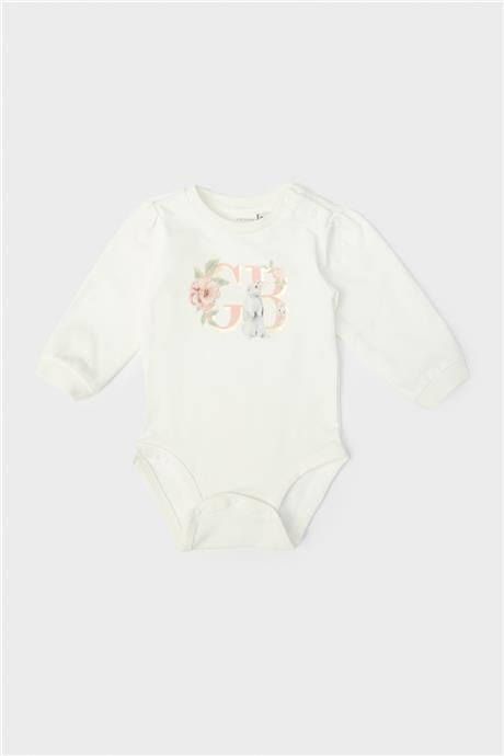 Layette Kız Bebek Ekru Body