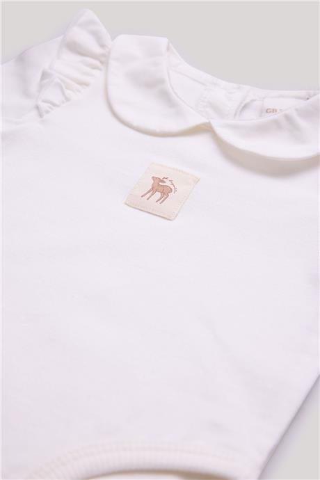 Layette Kız Bebek Ekru Body