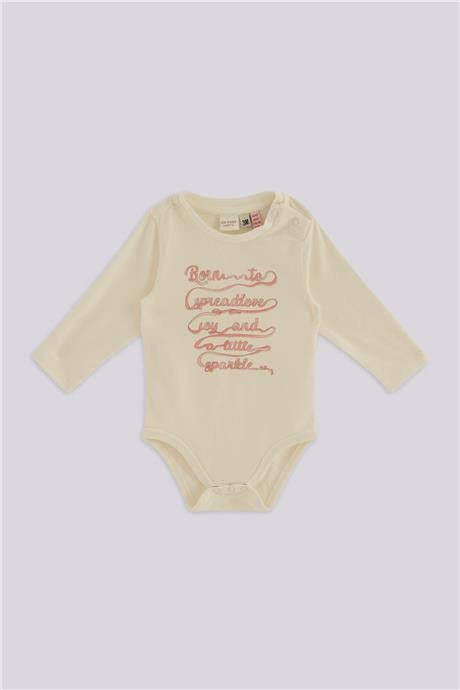 Layette Kız Bebek Ekru BodyLayette Kız Bebek Ekru Body