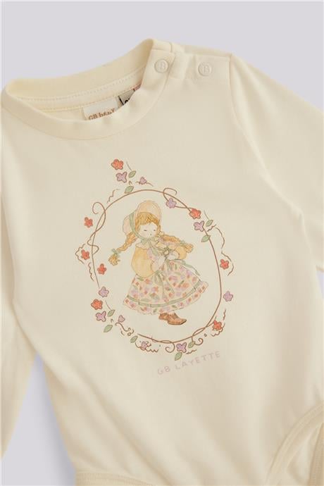 Layette Baby Girl Ecru BodyLayette Baby Girl Ecru Body