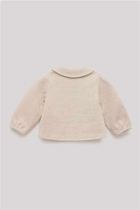 Layette Kız Bebek Ekru Eşofman Üstü