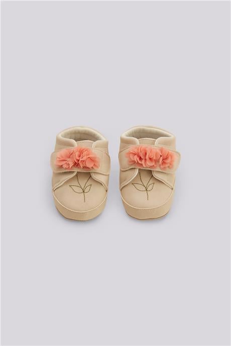 Layette Kız Bebek Ekru PatikLayette Kız Bebek Ekru Patik