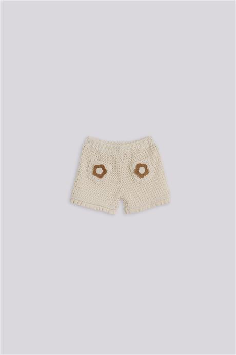 Layette Kız Bebek Ekru ŞortLayette Kız Bebek Ekru Şort