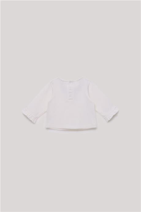 Layette Kız Bebek Ekru T-Shirt
