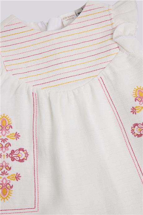 Layette Kız Bebek Ekru TulumLayette Kız Bebek Ekru Tulum
