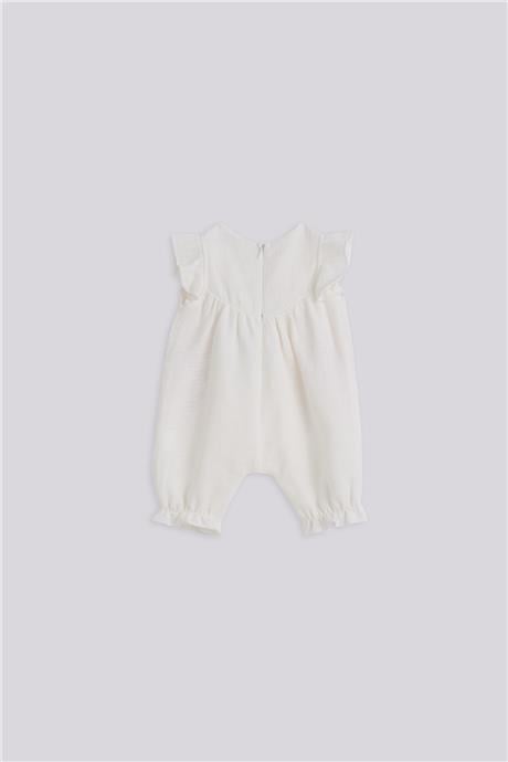 Layette Kız Bebek Ekru TulumLayette Kız Bebek Ekru Tulum