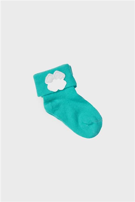 Layette Kız Bebek Mavi Çorap