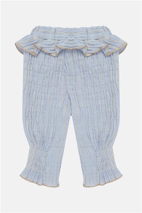 Layette Kız Bebek Mavi Eşofman Altı