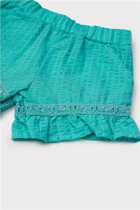 Layette Kız Bebek Mavi Şort