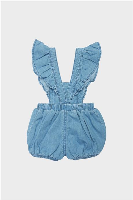 Layette Kız Bebek Mavi Tulum