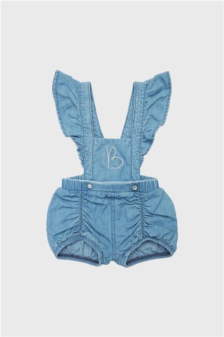 Layette Kız Bebek Mavi Tulum