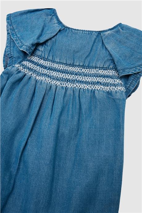 Layette Kız Bebek Mavi Tulum