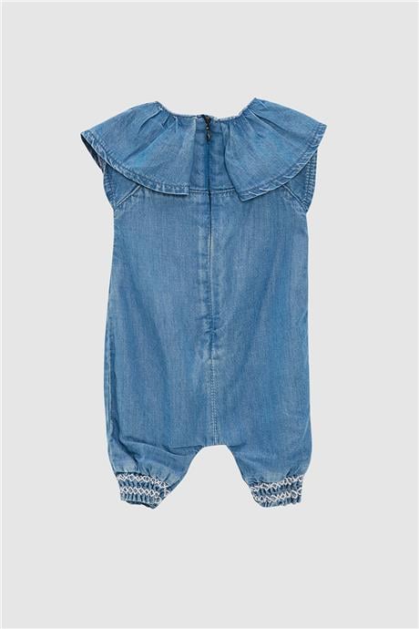 Layette Kız Bebek Mavi Tulum