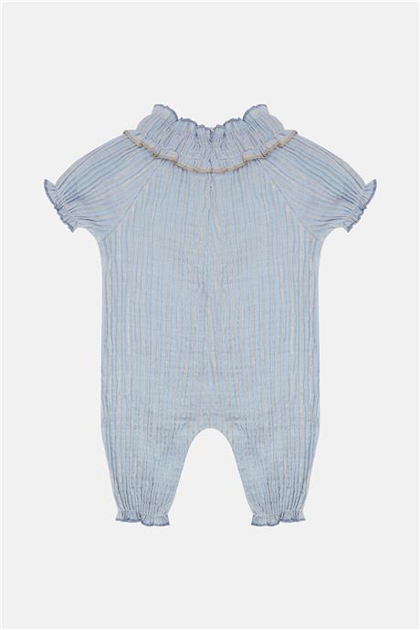 Layette Kız Bebek Mavi Tulum