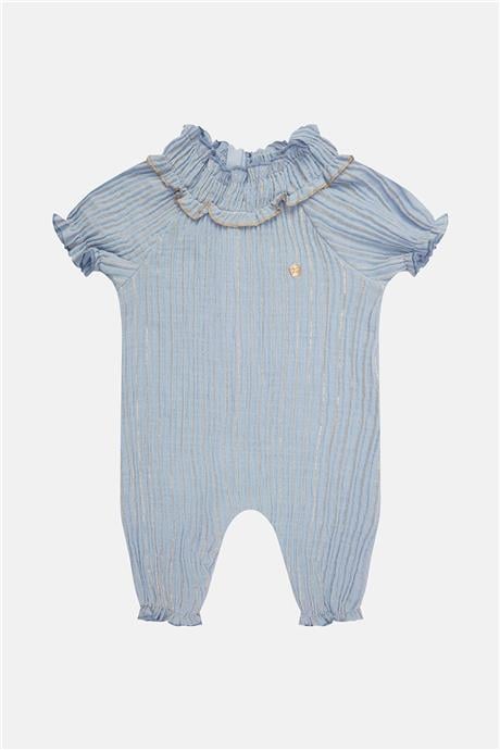 Layette Kız Bebek Mavi Tulum
