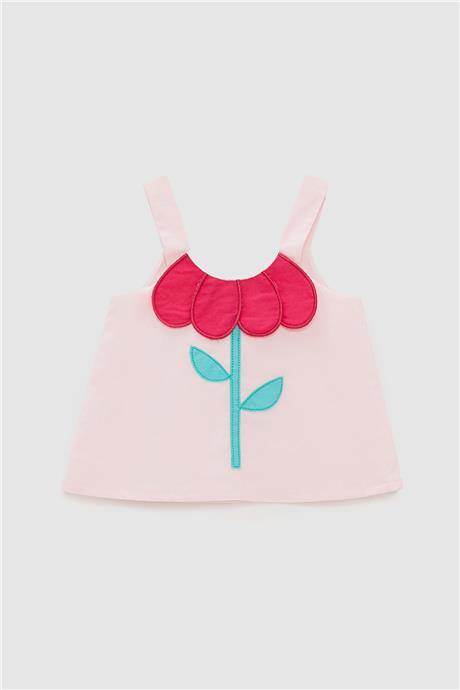 Layette Kız Bebek Pembe Bluz