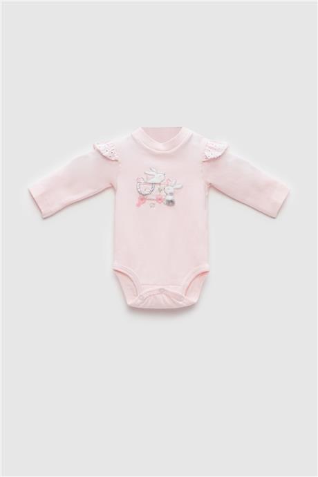 Layette Kız Bebek Pembe Body