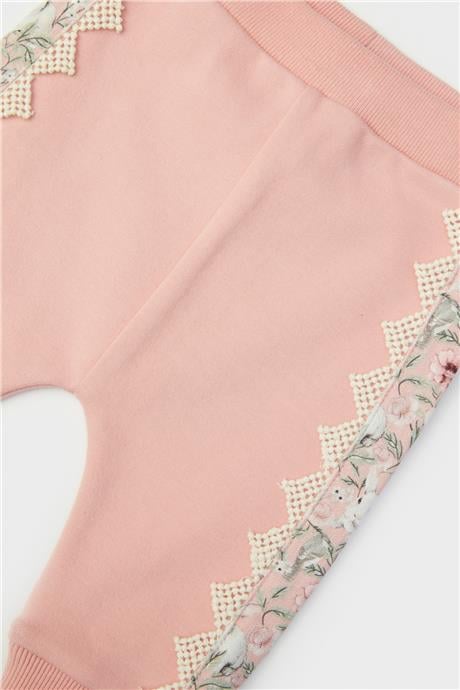Layette Kız Bebek Pembe Eşofman Altı