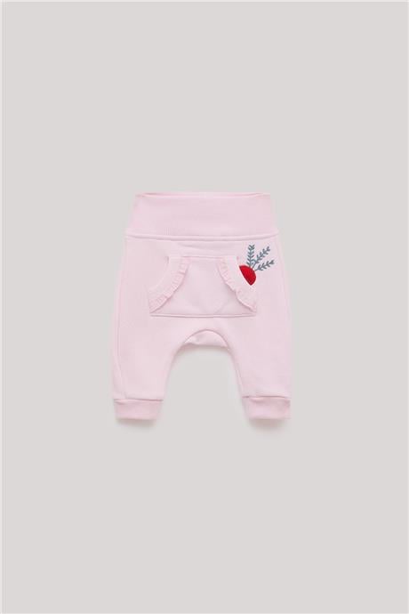 Layette Kız Bebek Pembe Eşofman Altı
