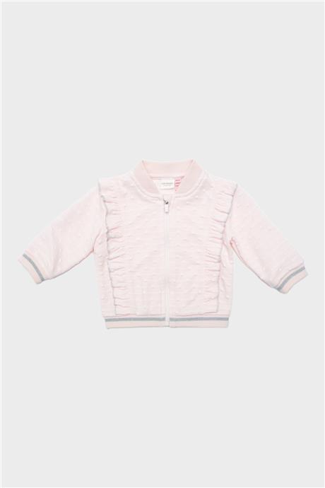 Layette Kız Bebek Pembe Eşofman Üstü