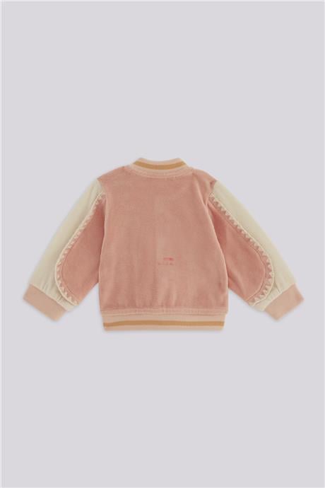 Layette Kız Bebek Pembe Eşofman ÜstüLayette Kız Bebek Pembe Eşofman Üstü