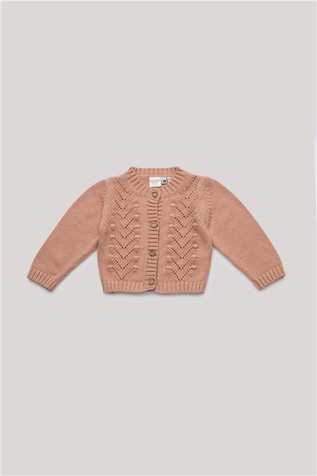 Layette Kız Bebek Pembe Hırka